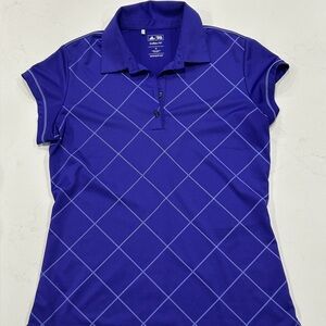 Adidas Purple S/S Golf Polo Shirt